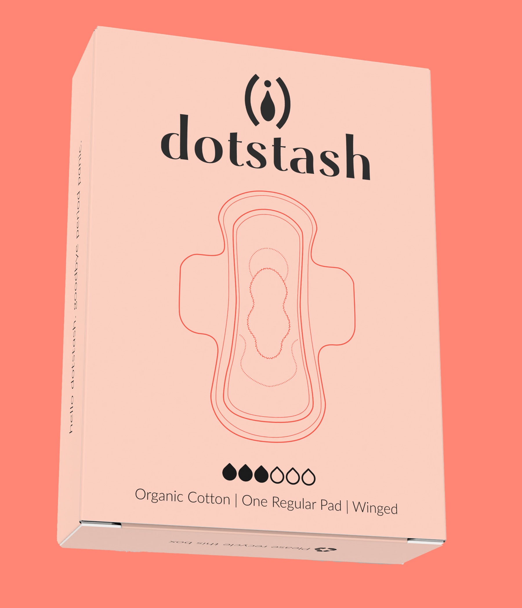 Dotstash Organic Vendable Pads